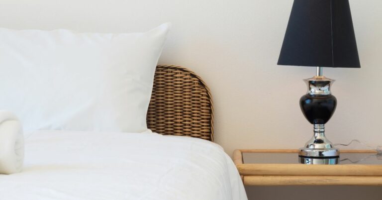 The Latest Bedroom Trend Starts With a Wicker Bed Frame